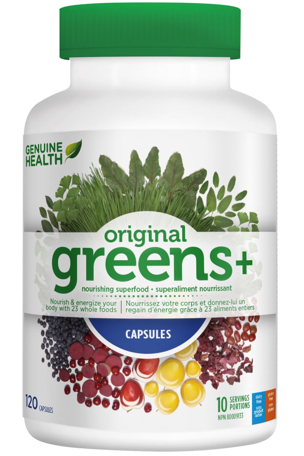 GENUINE HEALTH Greens+ (Original - 120 Caps)