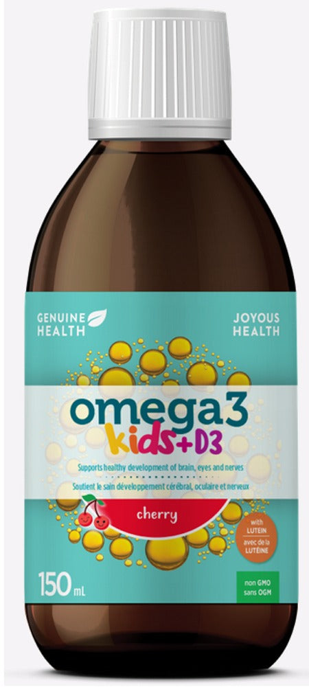 GENUINE HEALTH Omega3 Kids + D3 (Cherry - 150 ml)