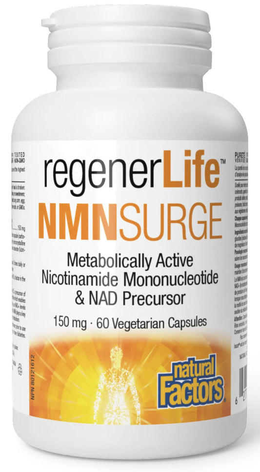 NATURAL FACTORS regenerlife NMNSurge (150 mg - 60 V-Caps)