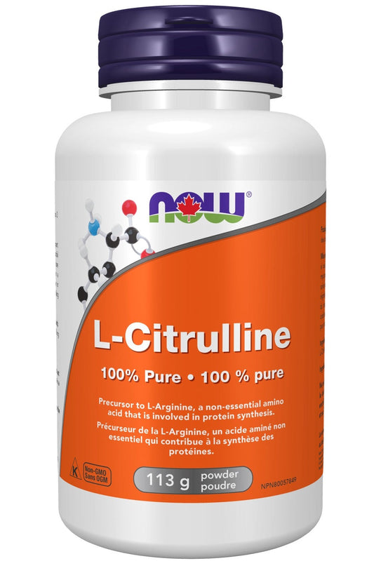 NOW L-Citrulline (Pure Powder - 113 grams)