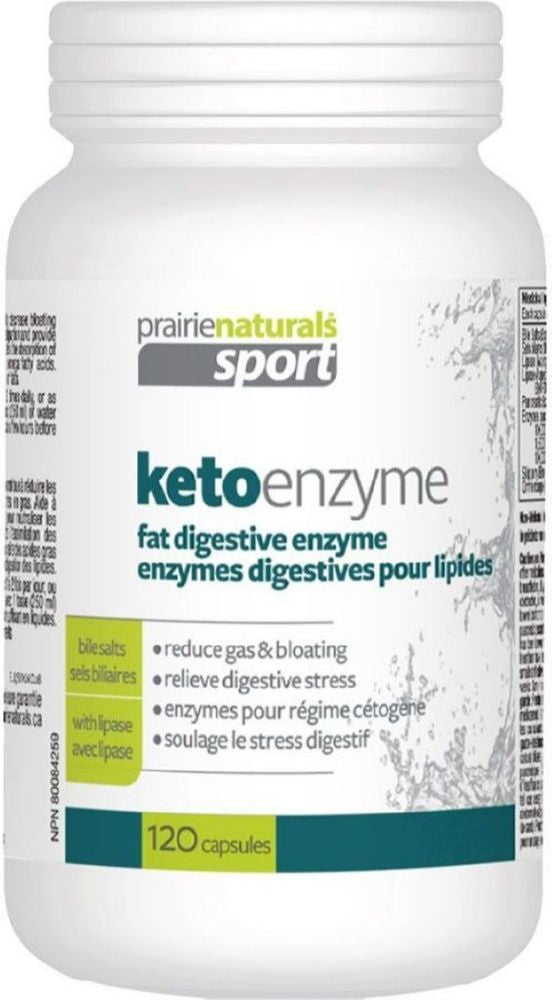 PRAIRIE NATURALS Ketoenzyme Fat Digesting Enzymes (120 veg caps)