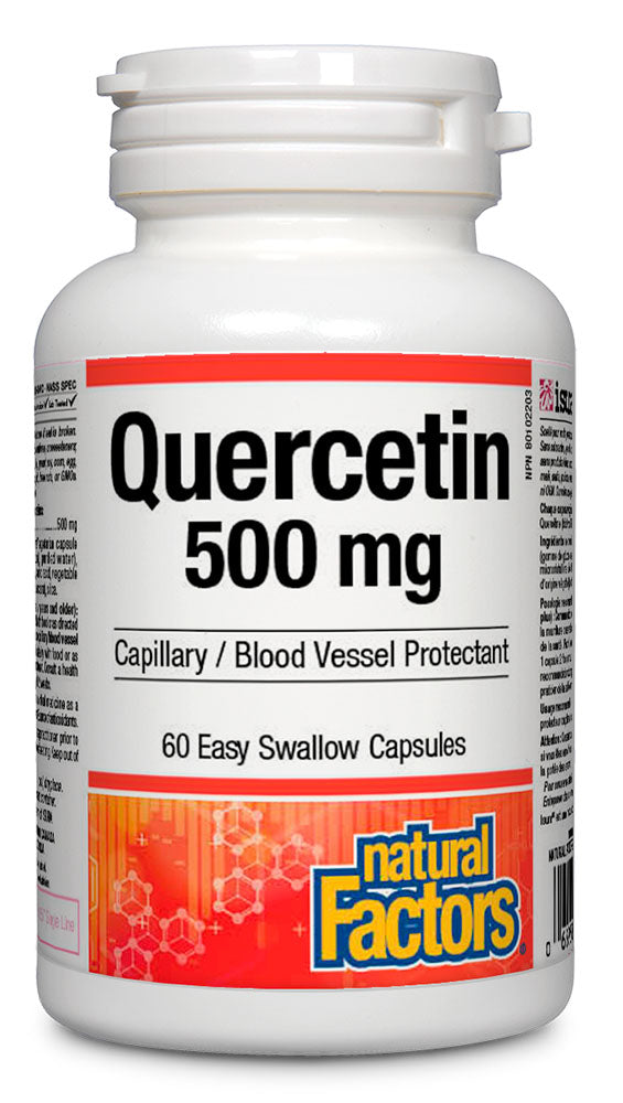NATURAL FACTORS Quercetin (500 mg - 60 veg caps)