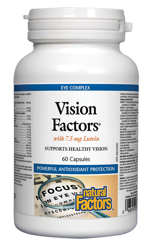 NATURAL FACTORS Vision Factors (60 caps)