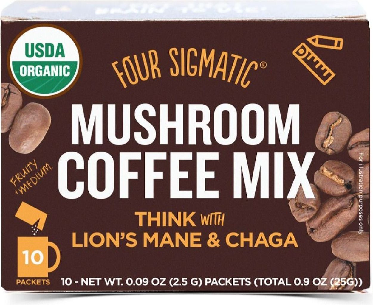 Four Sigmatic Mushroom Coffee Mix with Lions Mane & Chaga