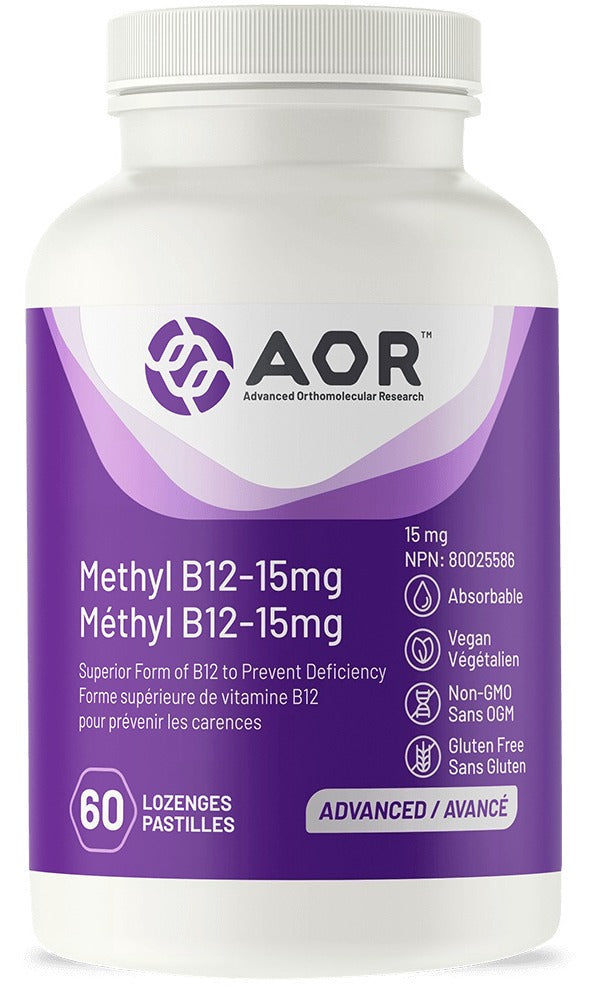 AOR Methyl B12 (15 mg - 60 lozenges)