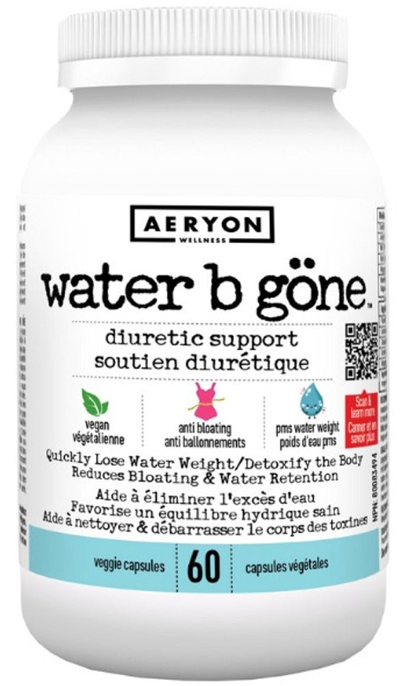 AERYON WELLNESS water b gone (60 veg caps)