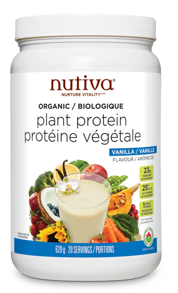 NUTIVA Plant Based Protein (Vanilla - 620 gr)