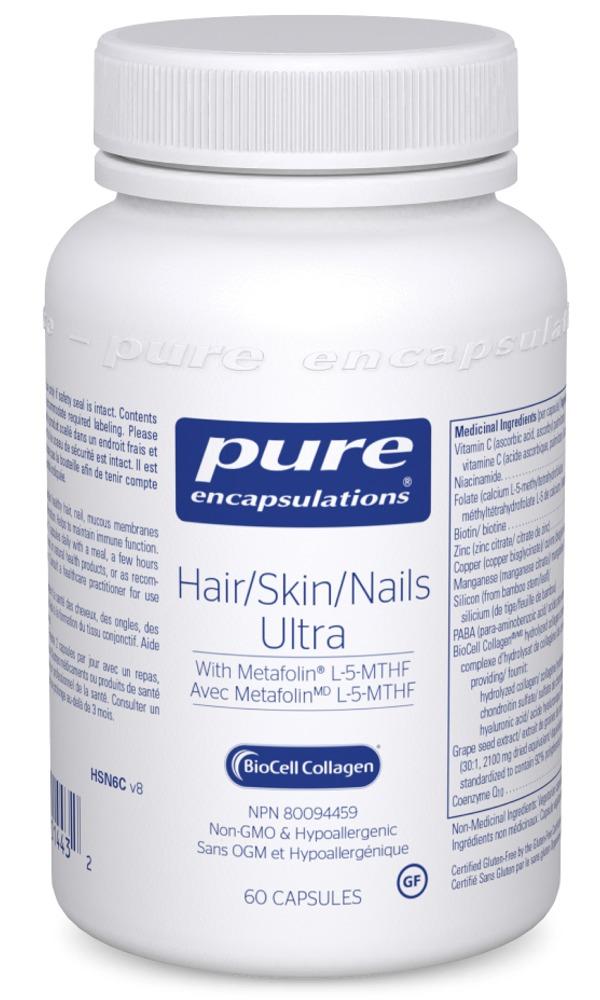 PURE ENCAPSULATIONS Hair/Skin/Nails Ultra (60 caps)