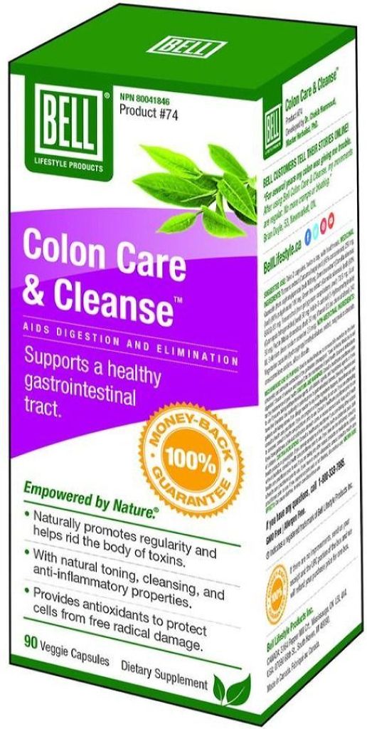 BELL Colon Care and Cleanse  (90 caps)