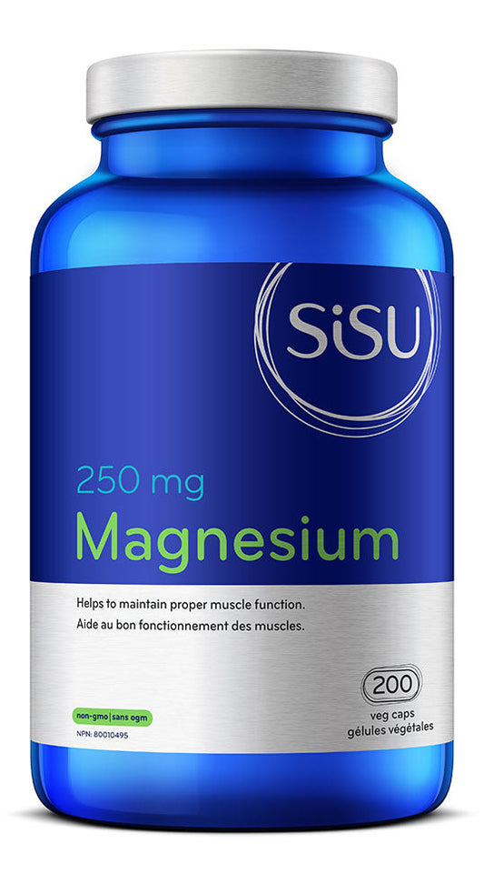 SISU Magnesium (250 mg - 200 veg caps)