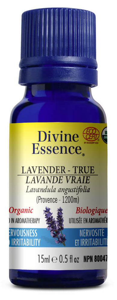 DIVINE ESSENCE Lavender True (Provence-1200m)(Org - 15 ml)